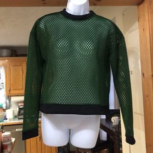 NWT Noli Mesh Top In Green